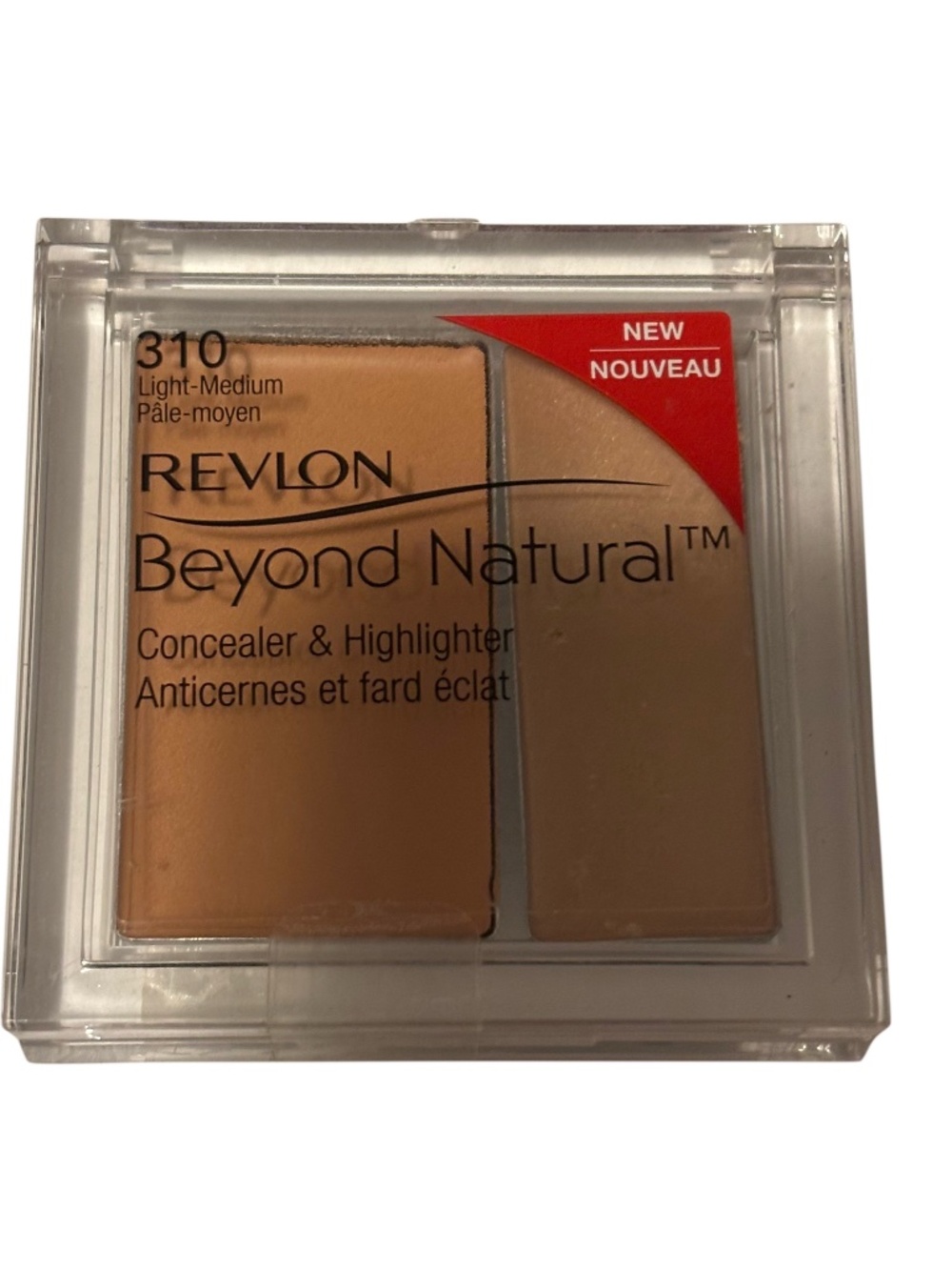 Revlon Beyond Natural Concealer & Highlighter in Shade 310 Light/Medium NIP